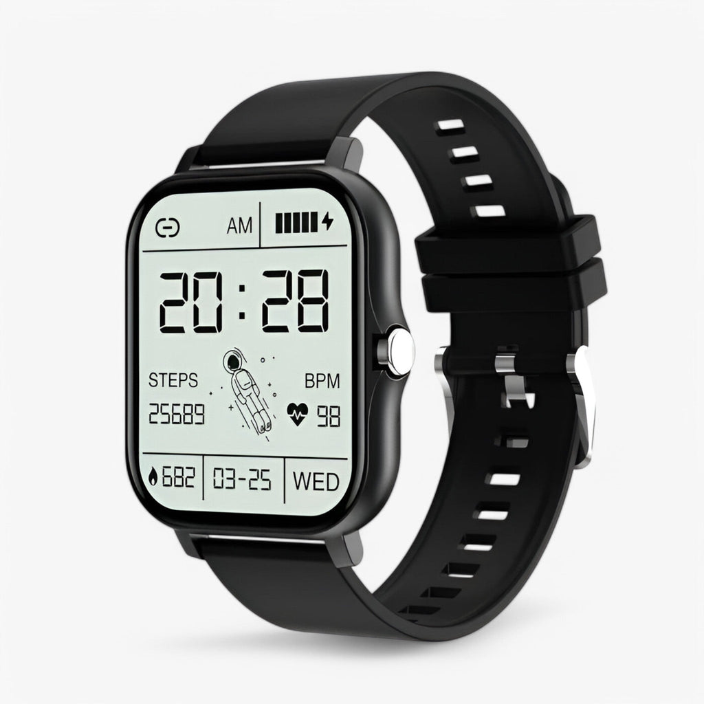 MEELANO Calico | Slankt og stilfuldt smartwatch Sort