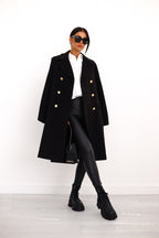 MEELANO Dame Trenchcoat Med Reverskrave Til Vinter Stilfuld