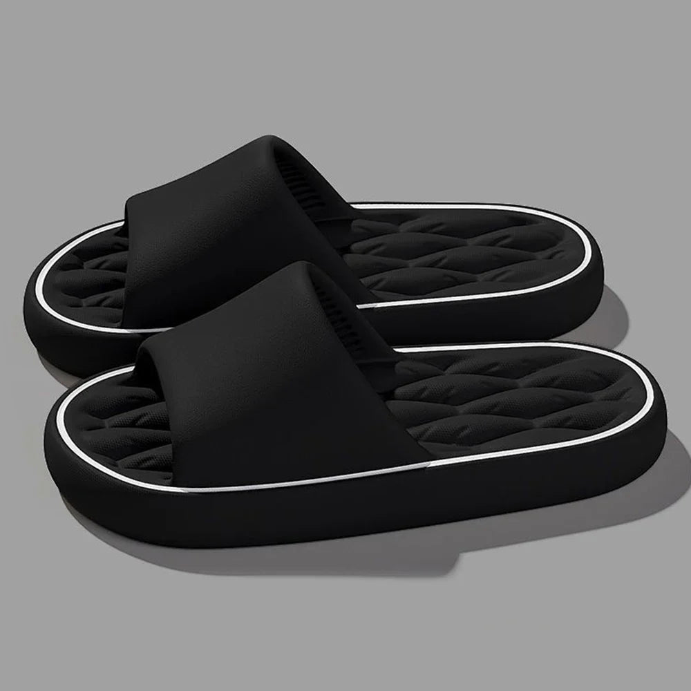 MEELANO Behagelige Unisex Hjemmesko Med Åben Tåparti Til Hjemmet Spa