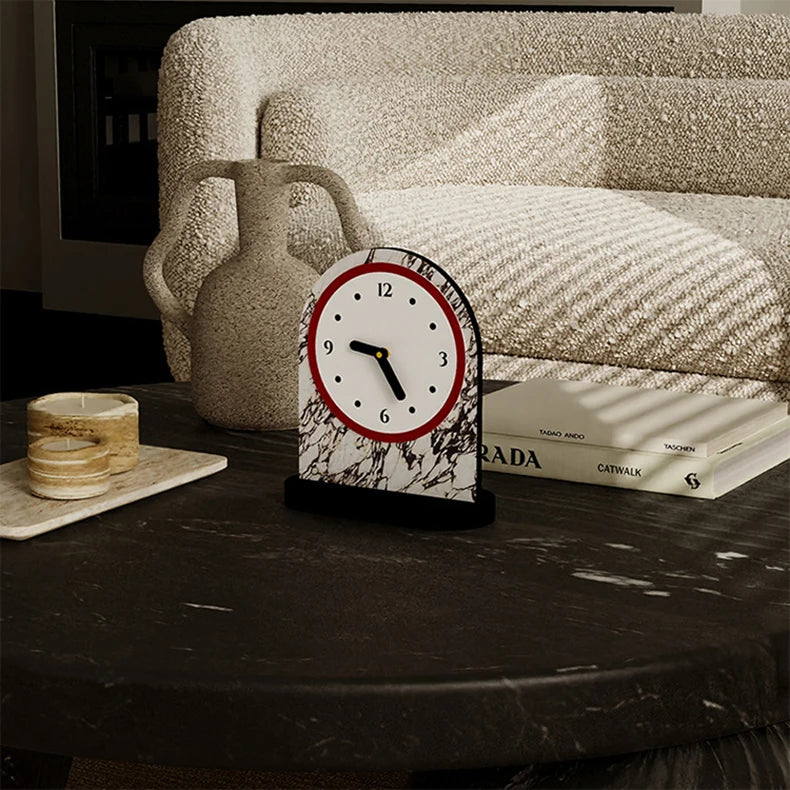 MEELANO Stille Vækkeur Med Minimalistisk Design Og Præcis Tidsangivelse Til Soveværelse