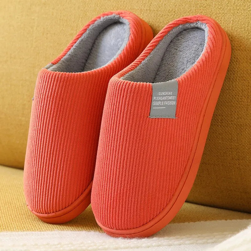 MEELANO Unisex Hjemmesko Komfortable Varme Til Kolde Dage Orange