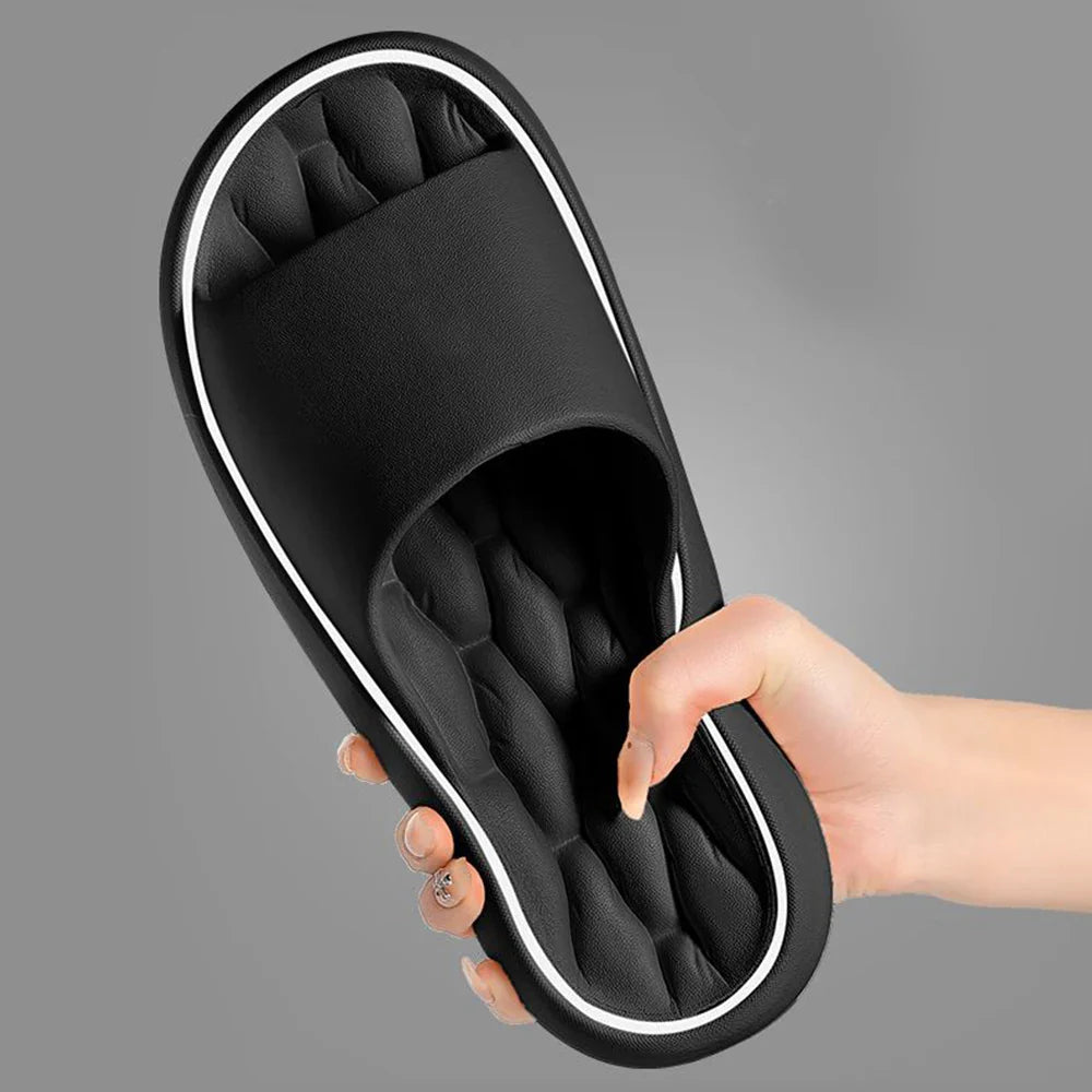 MEELANO Behagelige Unisex Hjemmesko Med Åben Tåparti Til Hjemmet Spa