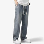 MEELANO Roque | Herre Wide Leg Jeans med Brede Ben - Løse Cowboybukser & Wide Fit Denim