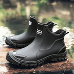 MEELANO Admire | Unisex Vandrestøvler i Læder - Skridsikre & Vandtætte Outdoor Boots Stealth