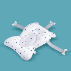 Baby Badekar-Støttepude & Brusepude - Flydende Nyfødt Badesæde med Justerbare Stropper
