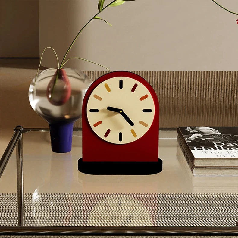 MEELANO Stille Vækkeur Med Minimalistisk Design Og Præcis Tidsangivelse Til Soveværelse