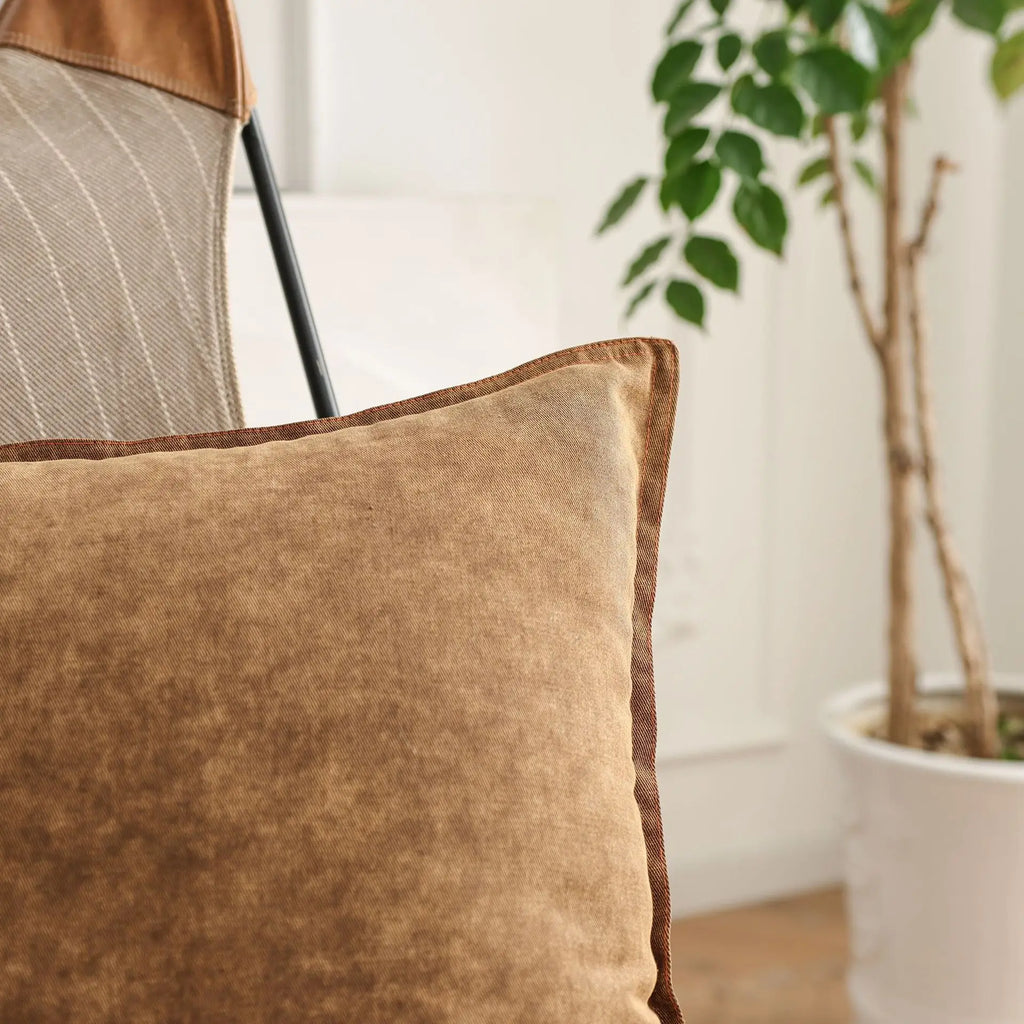 MEELANO Denim Pudecover Kollektion Til Hjemmet Med Moderne Rustik Stil Til Sofa Og Stole