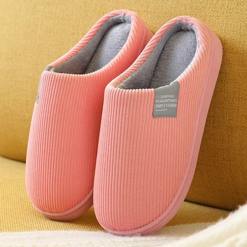 MEELANO Unisex Hjemmesko Komfortable Varme Til Kolde Dage Rosa