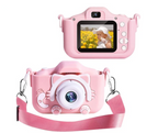 MEELANO ToyCam HD – Digitalkamera til Børn 1080p med Foto & Video, Stødsikkert Cover, inkl. 16GB Kort, Pink eller Blå