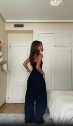 MEELANO Elegant Jumpsuit Til Festlige Anledninger For Kvinder - Overall