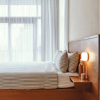 MEELANO Dimple Væglampe Blødt Lys med Kuiltjesmønster Stemningsfuld