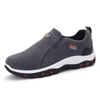 MEELANO River Sporty Slip On Sneakers Mænd Åndbart Mesh Sorte 42 46 Grå