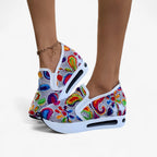 Roque | Dame Broderede Sko - Elegante & Komfortable Loafers med Blomsterbroderi