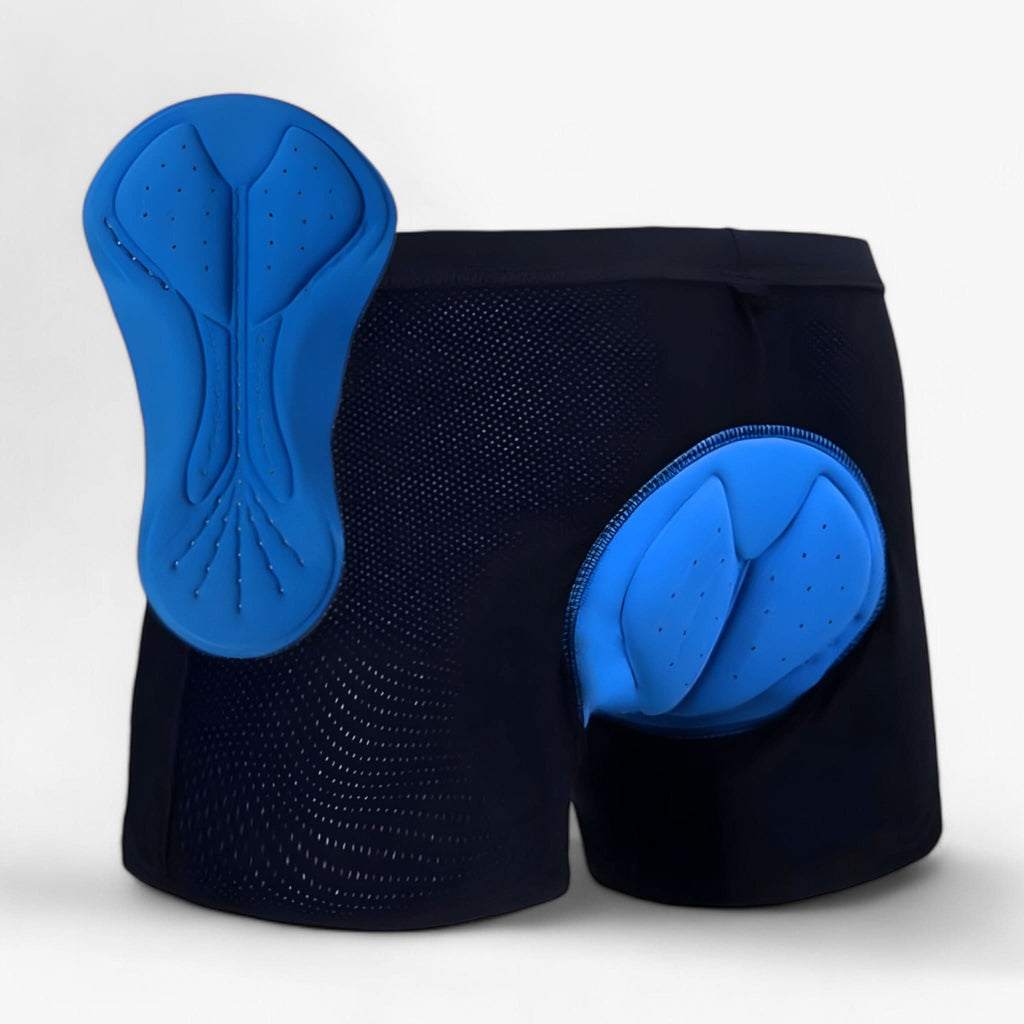 MEELANO Motorcykelshorts Polstrede Med 5D Gelpolstret Design Til Komfort Blå