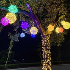 MEELANO LED Lysbolde Indendørs Og Udendørs Med Varm Glød Stemningsfuld Havebelysning