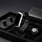 MEELANO Aktivitetsur – Smartwatch med Pulsmåler, Skridttæller, Søvnregistrering & Notifikationer, Sort, Guld eller Sølv