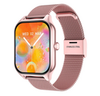 MEELANO Smartwatch med Fitnesstracker – Elegant Smartwatch med Touchskærm & Notifikationer, 4 Farver – StyleTrack
