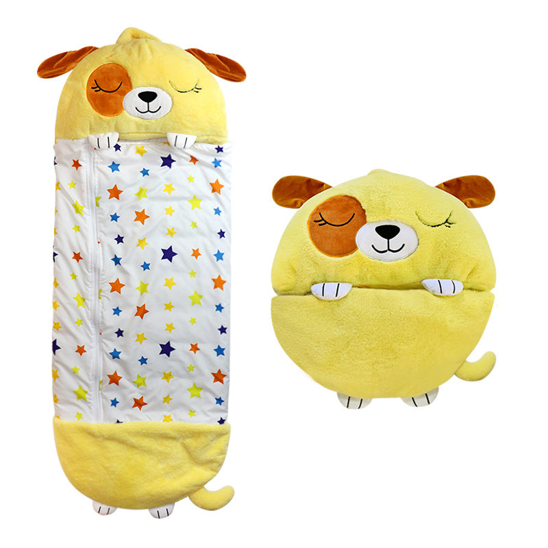 MEELANO Sovepose Og Bamse I Ét For Rolige Nætter Blød Komfort Leg Hund