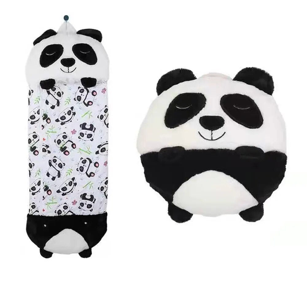 MEELANO Sovepose Og Bamse I Ét For Rolige Nætter Blød Komfort Leg Panda