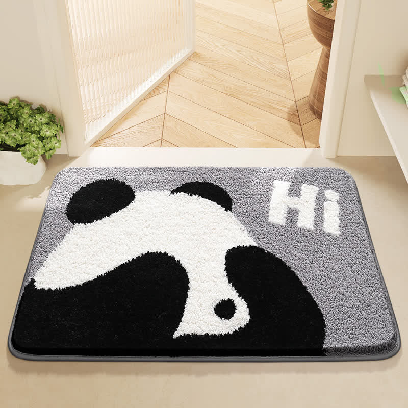 MEELANO Sød Panda Vandabsorberende Bademåtte