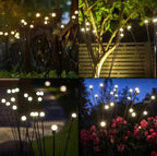 MEELANO Solcelle Havebelysning – Trådløs LED Solcellelampe med Skumringssensor, op til 10 Timers Lys – LunaGlow