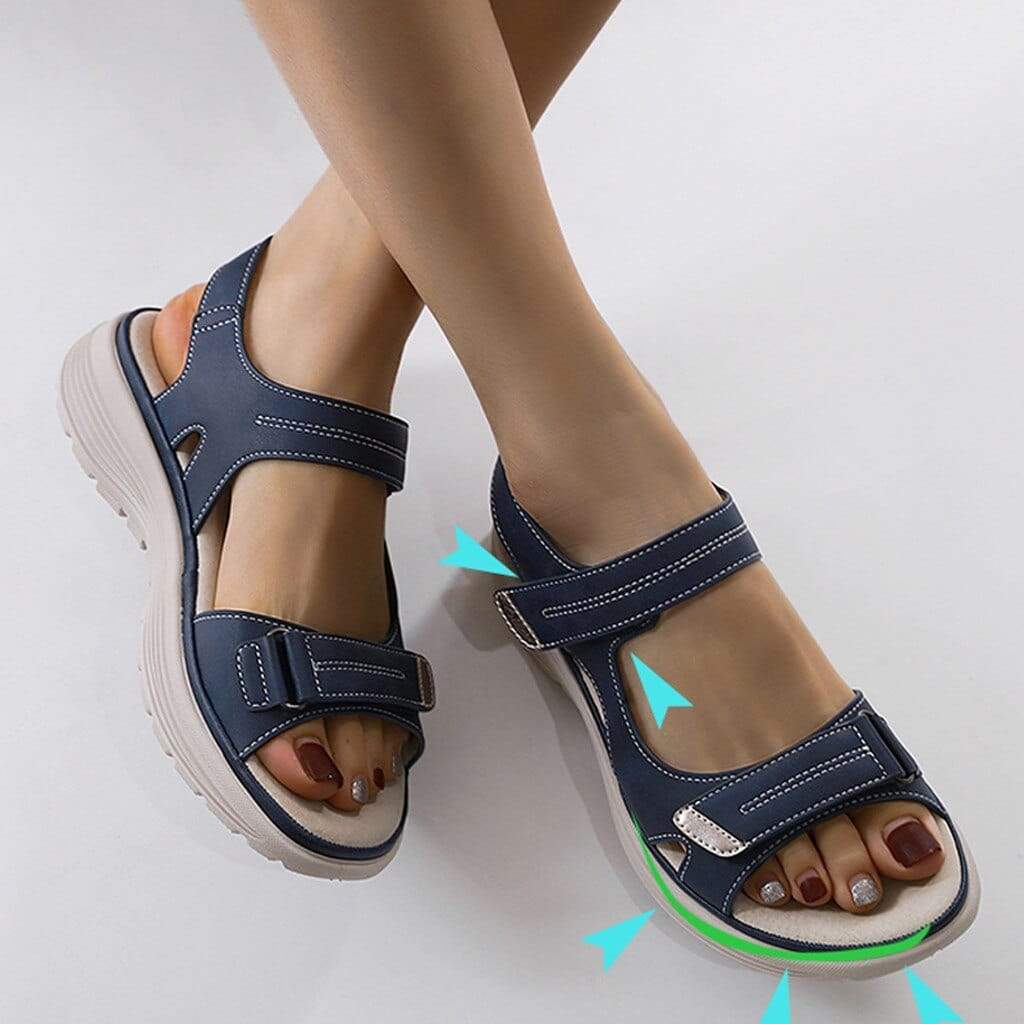 MEELANO Dame Sandaler – Medicinsk Støtte & Moderne Design til Lindring af Fodsmerter