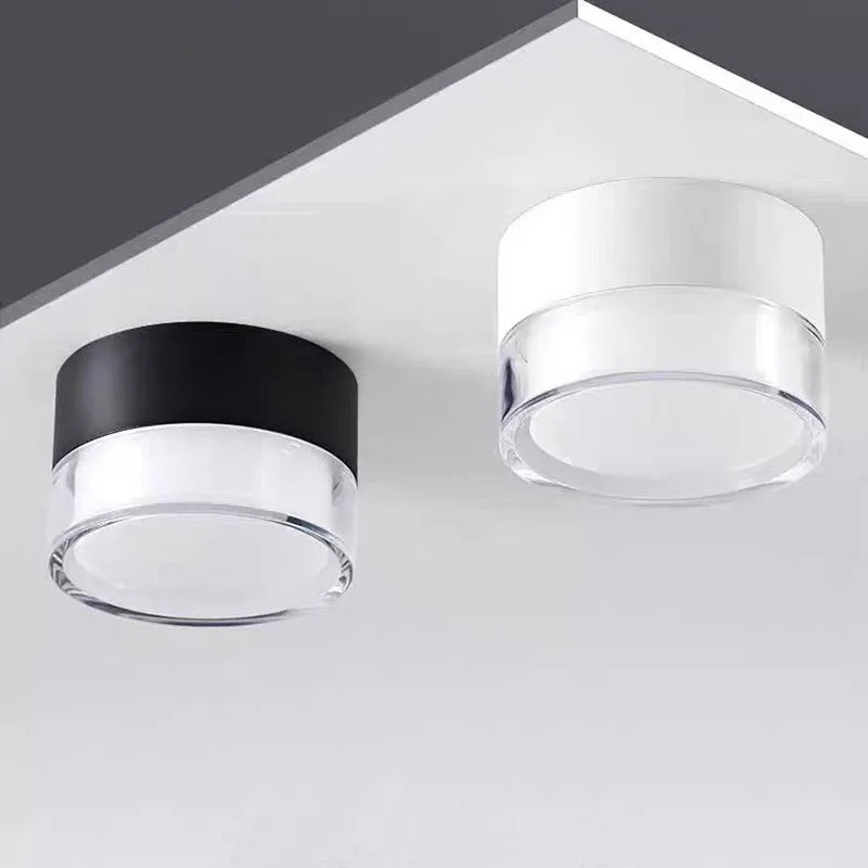 MEELANO Sort LED Loftlampe i Skandinavisk Design til Soveværelse