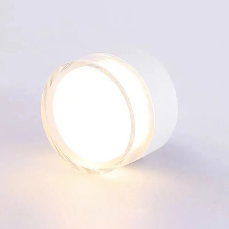 MEELANO Sort LED Loftlampe i Skandinavisk Design til Soveværelse Hvid