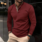 MEELANO Figueral | Herre Business Casual Tøjsæt med Skjorte & Bukser - Elegante Chinos & Matchende Skjortesæt Rød