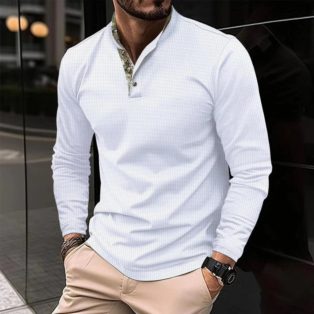 MEELANO Figueral | Herre Business Casual Tøjsæt med Skjorte & Bukser - Elegante Chinos & Matchende Skjortesæt Hvid