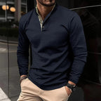 MEELANO Figueral | Herre Business Casual Tøjsæt med Skjorte & Bukser - Elegante Chinos & Matchende Skjortesæt Marineblå