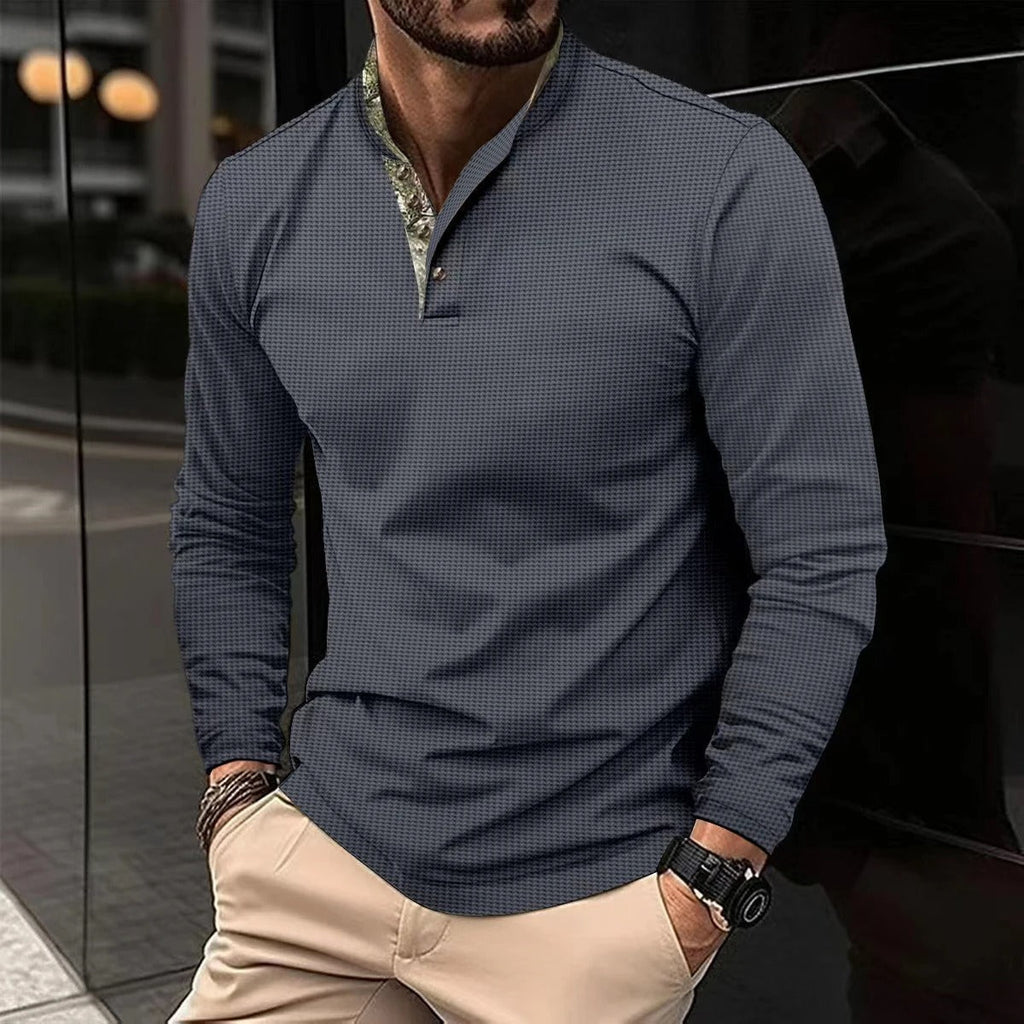 MEELANO Figueral | Herre Business Casual Tøjsæt med Skjorte & Bukser - Elegante Chinos & Matchende Skjortesæt Grå