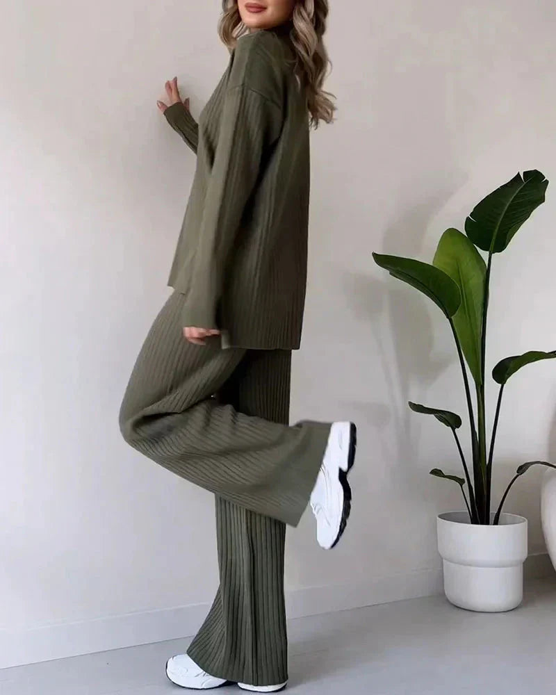 MEELANO Moderne Oversized To Delt Sæt Til Damer Med Komfort Og Stil