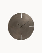 MEELANO Stort Vægur Mørkegrå Metal Ø 50,5 cm Minimalistisk Design Default
