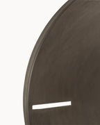 MEELANO Stort Vægur Mørkegrå Metal Ø 50,5 cm Minimalistisk Design