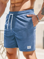 MEELANO Til Mænd Stribede Sommerbadeshorts Med Komfort Og Klassisk Stribet Mønster