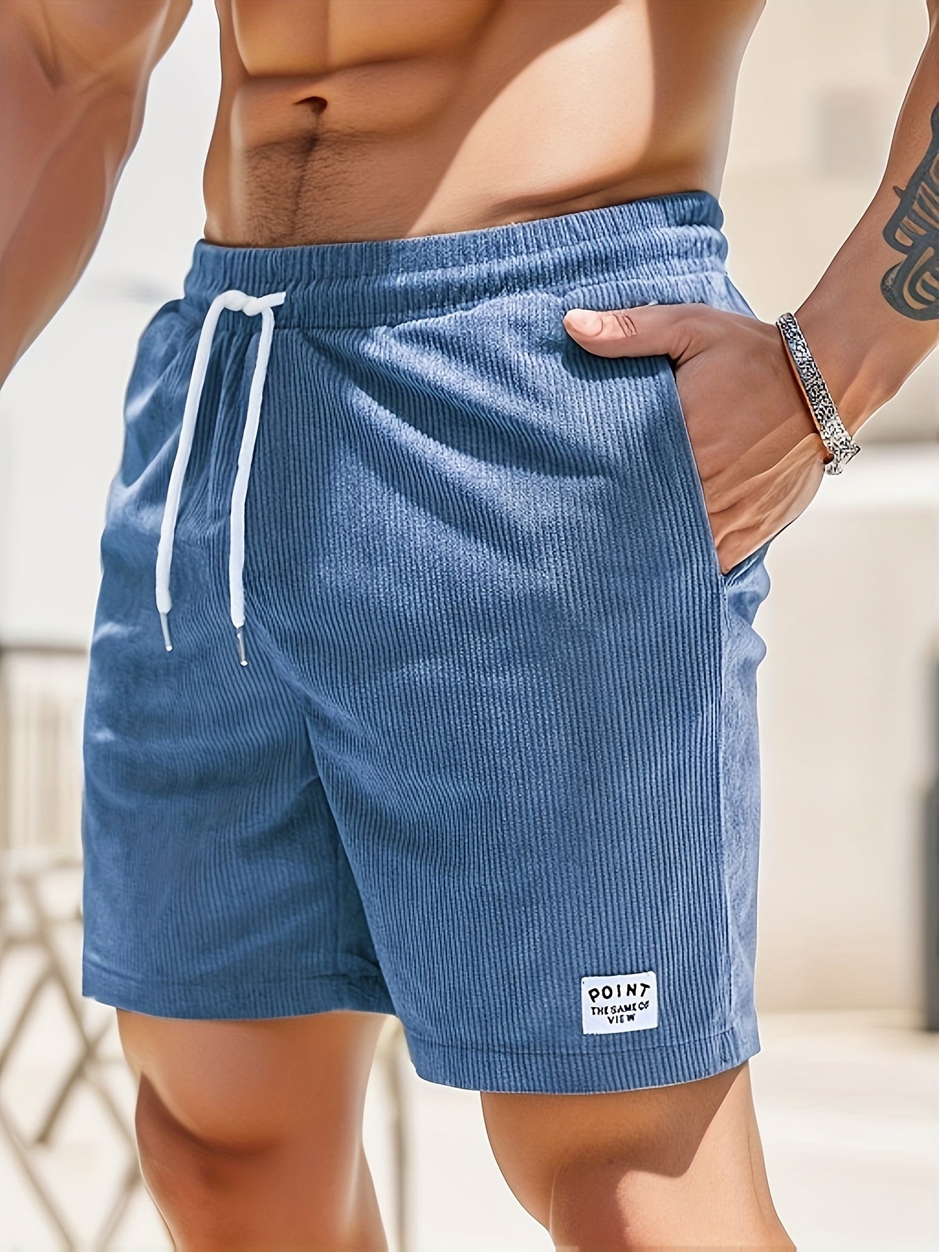 MEELANO Til Mænd Stribede Sommerbadeshorts Med Komfort Og Klassisk Stribet Mønster