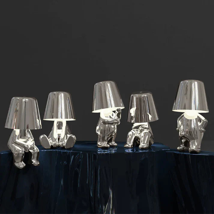 MEELANO Taavita Humanoid Lampe Til Stue Med Stil Og Charme Lys