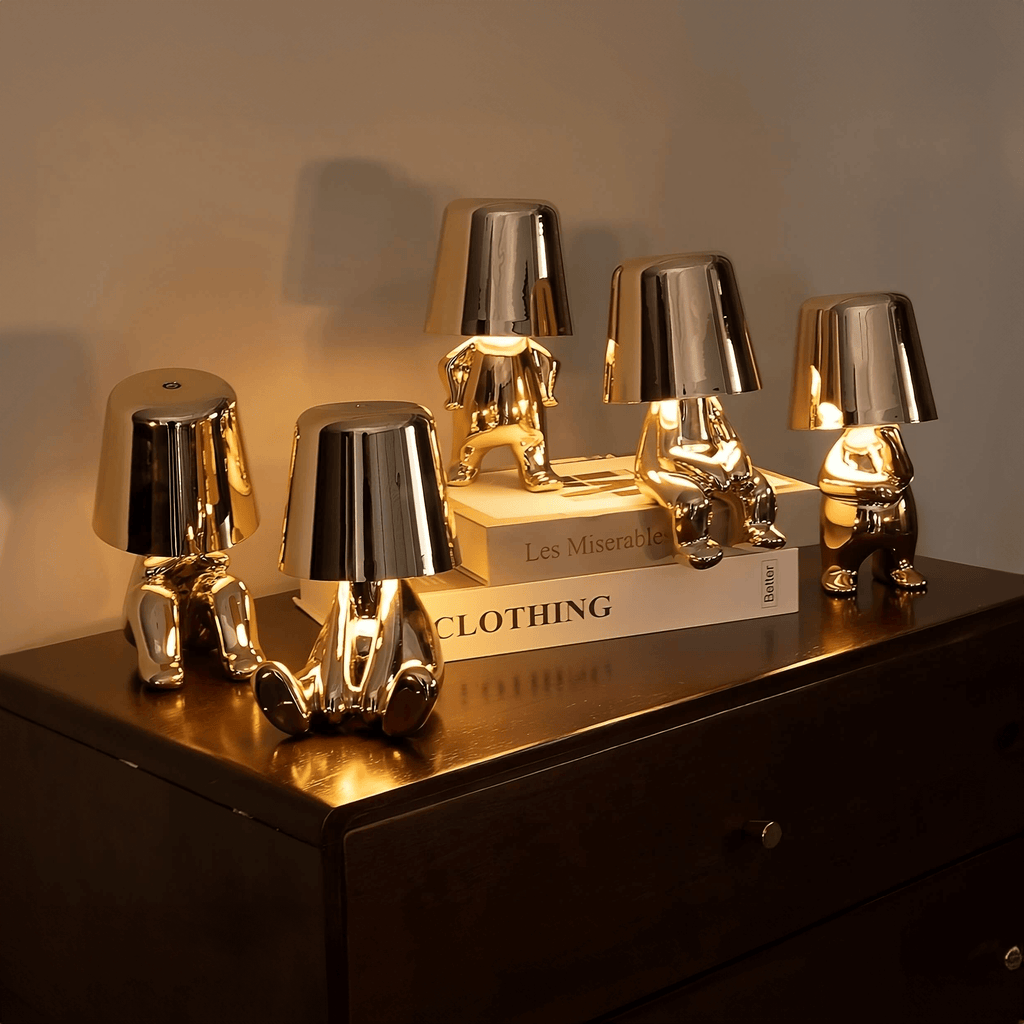 MEELANO Taavita Humanoid Lampe Til Stue Med Stil Og Charme Lys