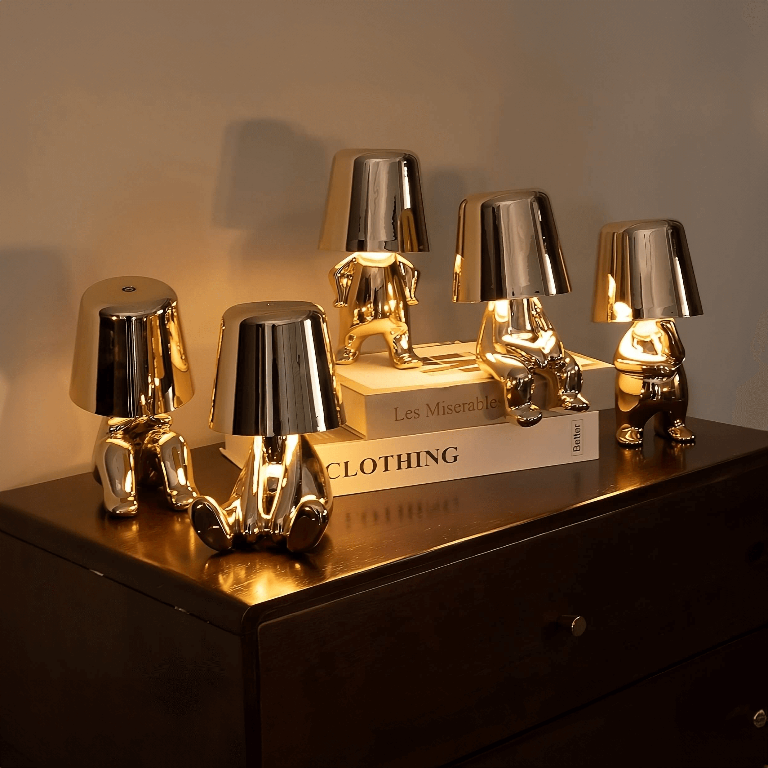 MEELANO Taavita Humanoid Lampe Til Stue Med Stil Og Charme Lys