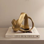 MEELANO Elegant Decorativ Skulptur I Knudedesign I Guld Default