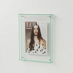 MEELANO Modern Style Transparent Akryl Billedramme – Minimalistisk Elegance til Hjem og Kontor