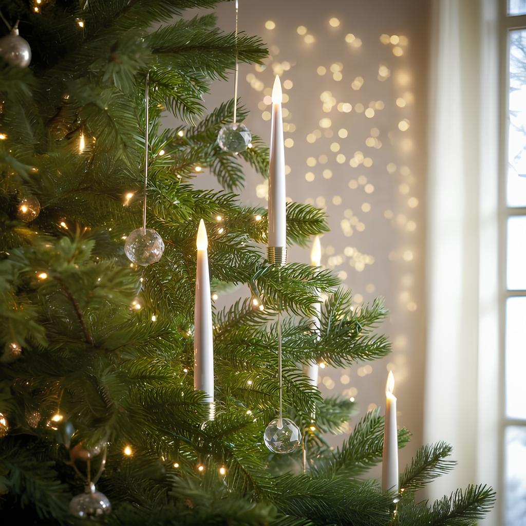 MEELANO Juletræslys Fjernbetjening Og Justerbar Lysstyrke