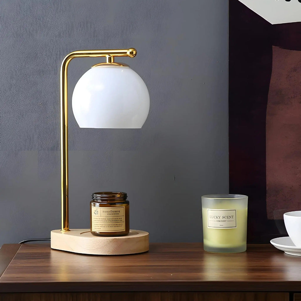 MEELANO Tamara Lysvarmerlampe – moderne hygge og stil Hvid