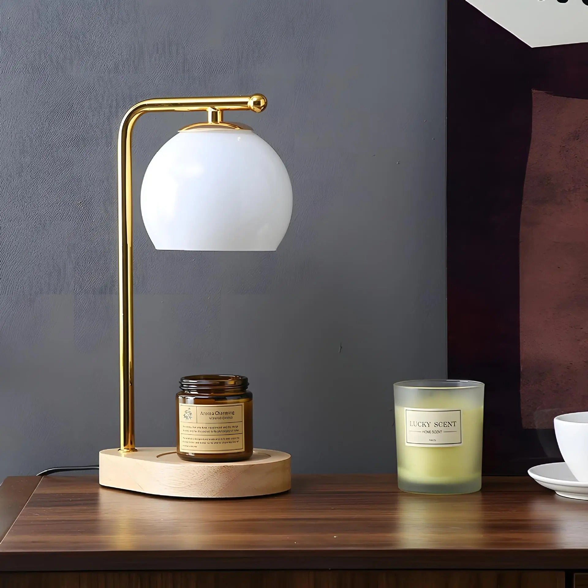 MEELANO Tamara Lysvarmerlampe – moderne hygge og stil Hvid