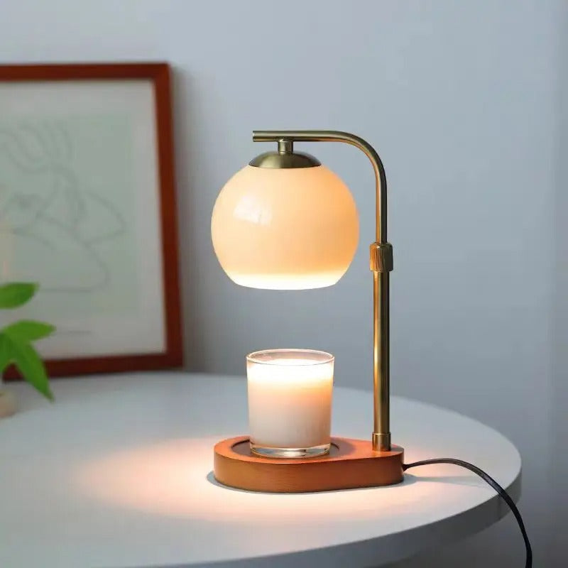 MEELANO Tamara Lysvarmerlampe – moderne hygge og stil