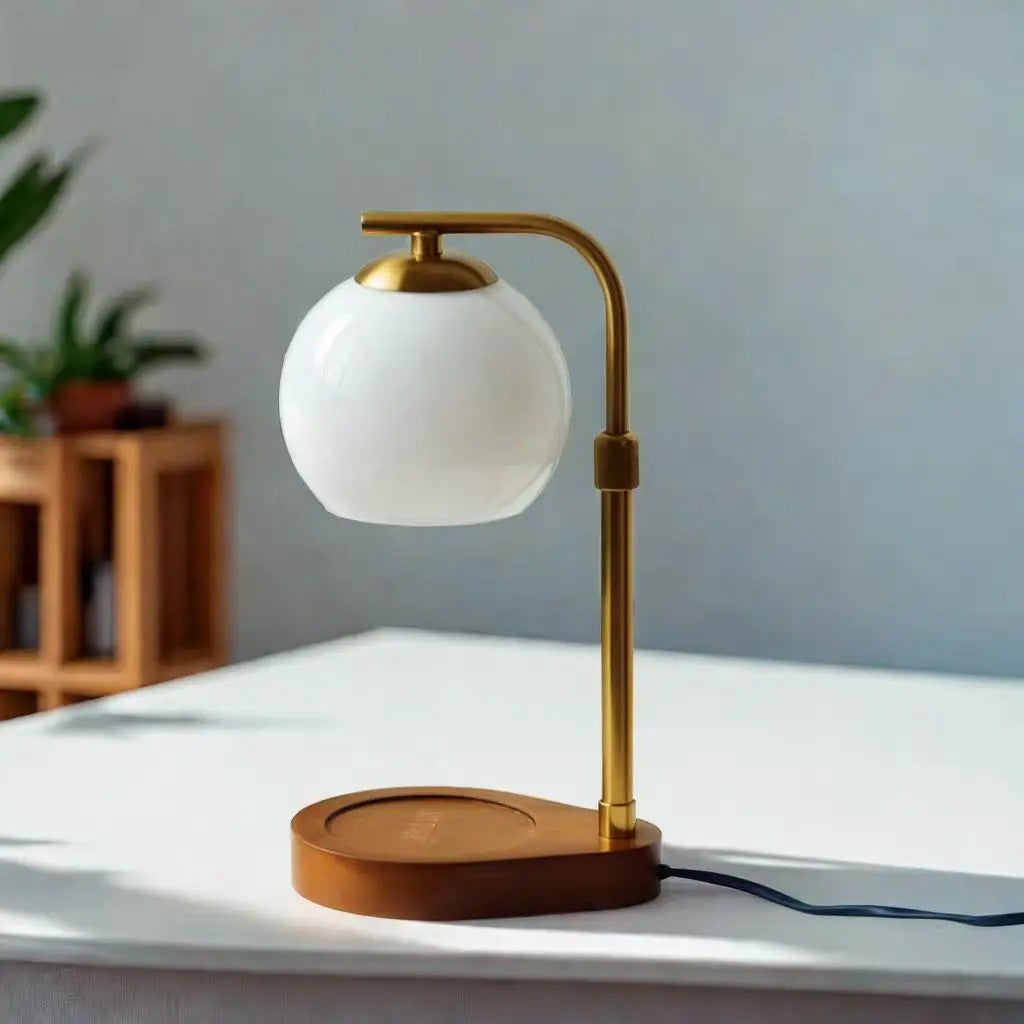 MEELANO Tamara Lysvarmerlampe – moderne hygge og stil