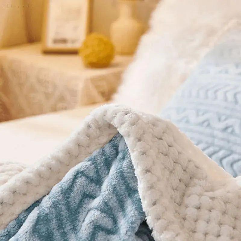 MEELANO Termisk Tæppe Af Polyester Maskinvaskbar Fås I Forskellige Størrelser Og Farver