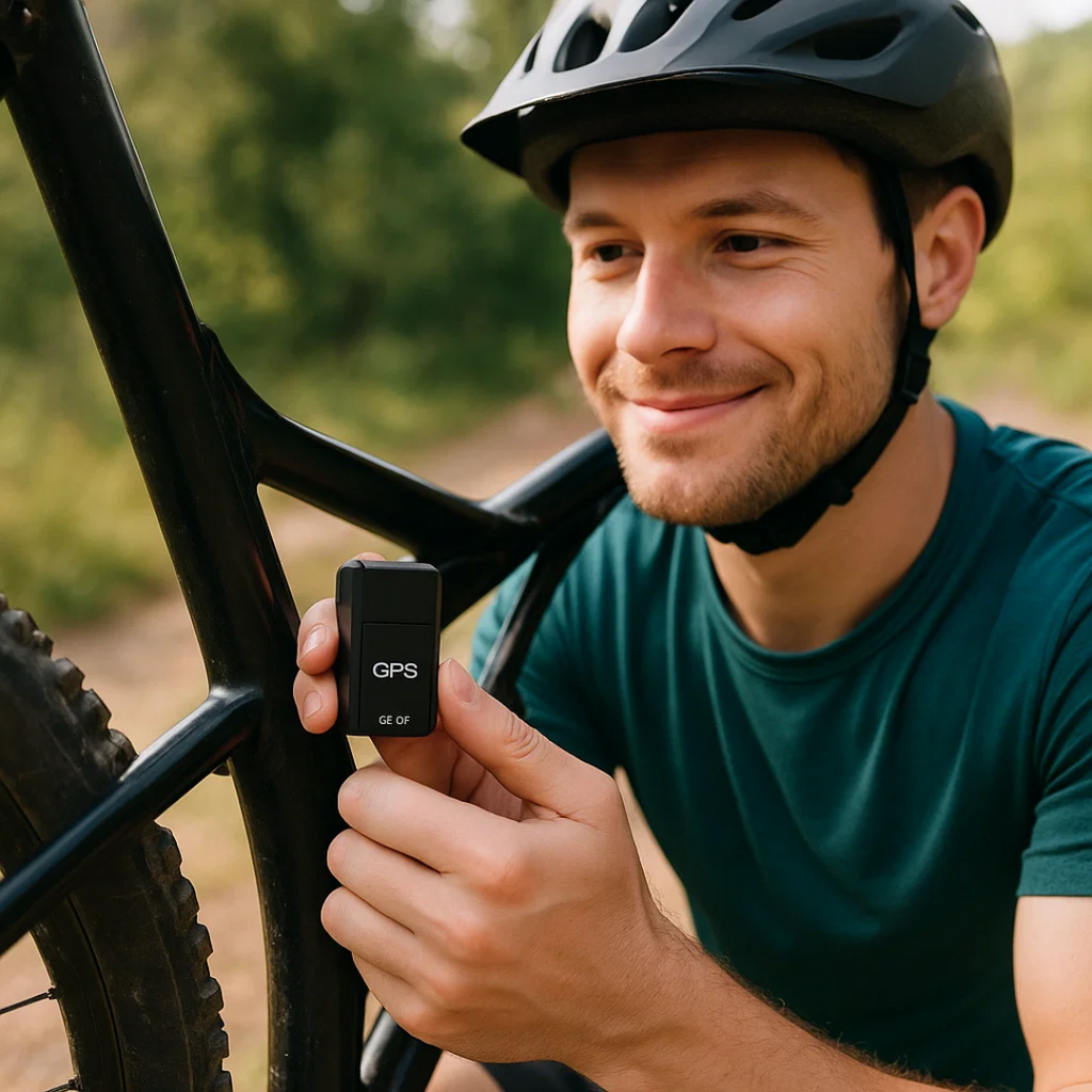MEELANO Mini GPS-tracker Med Lyd, Magnet Og Live-sporing Til Bil, Cykel Og Taske