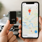 MEELANO Mini GPS-tracker Med Lyd, Magnet Og Live-sporing Til Bil, Cykel Og Taske